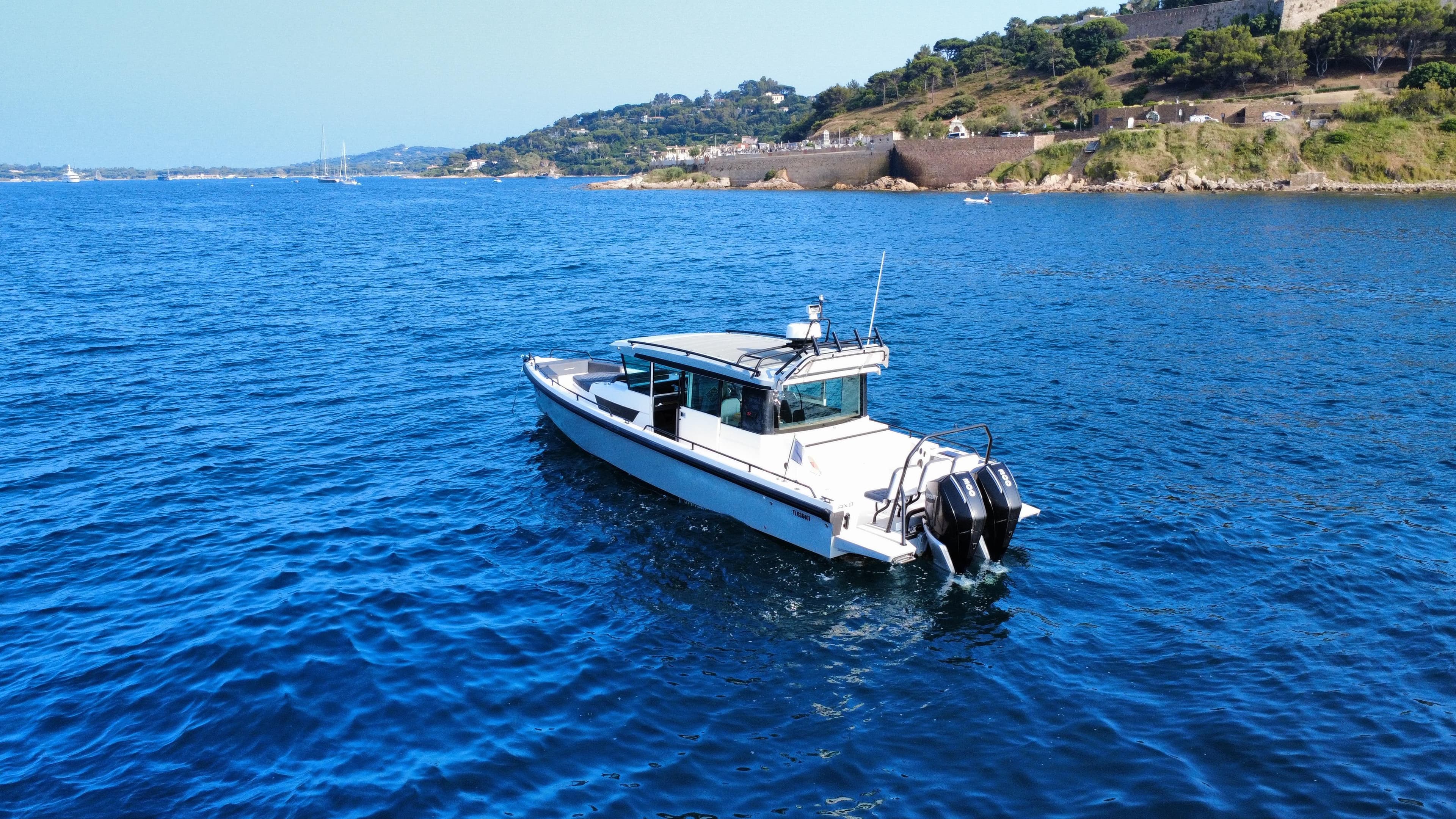 Premium Axopar at sea
